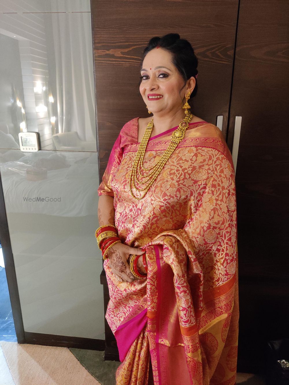 Photo From Bride mother - By Deepa Makeovers