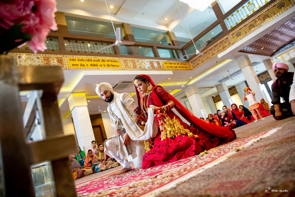 Photo From Prateek & Pooja(Sikh wedding) - By Portfolio Studio