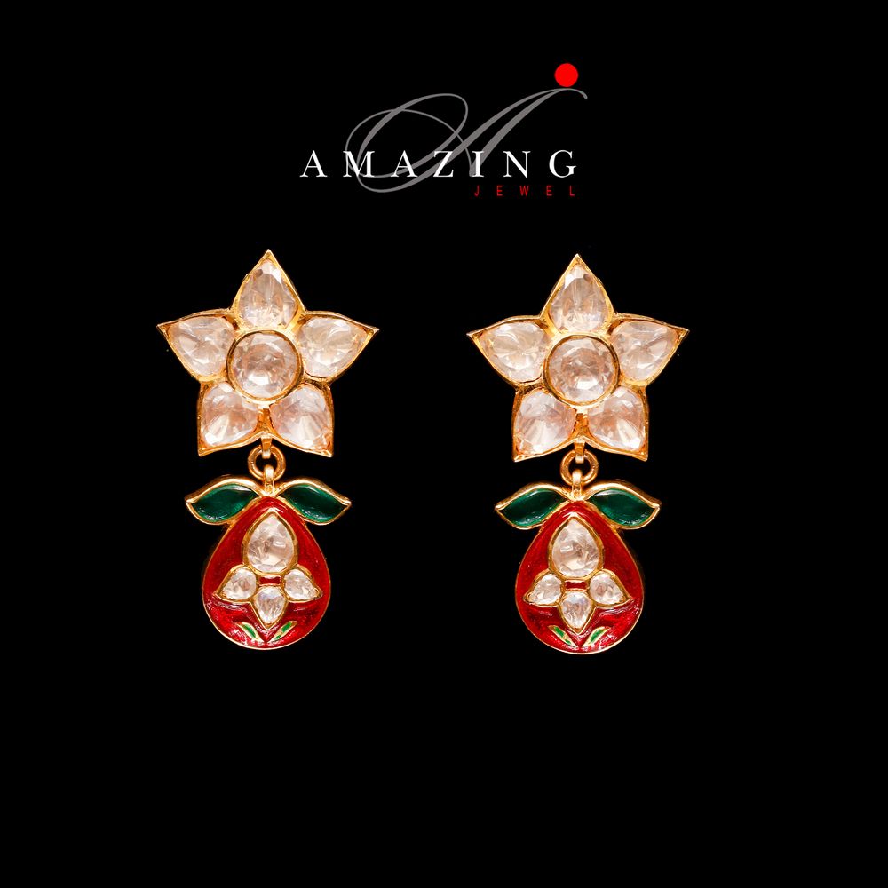 Photo From SILVER POLKI EARRING - By Amazing Jewel