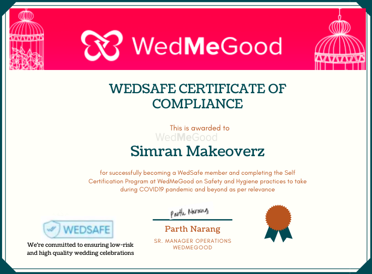 Photo From WedSafe - By Simran Makeoverz