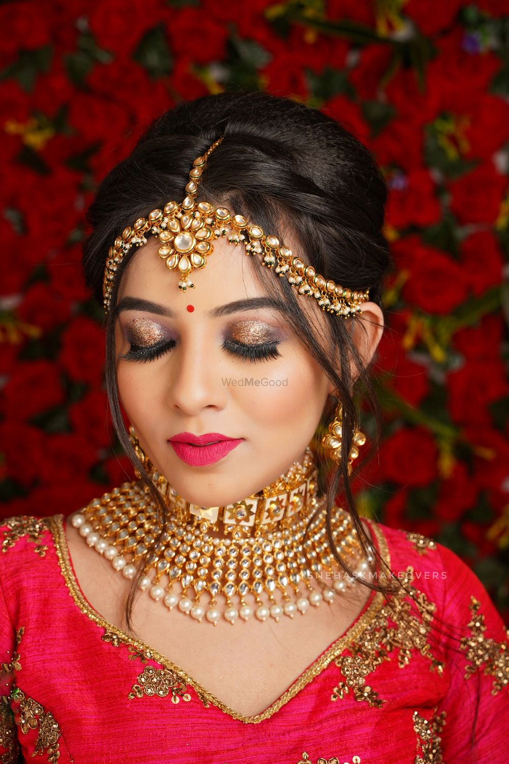 Photo From Foram Bridal look - By Sneha SK Makeovers