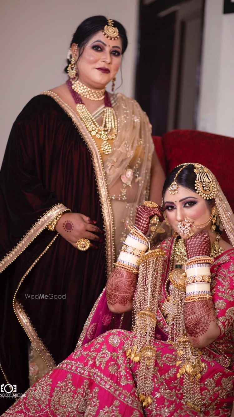 Photo From bride n her mother - By Anjali Verma Makeover