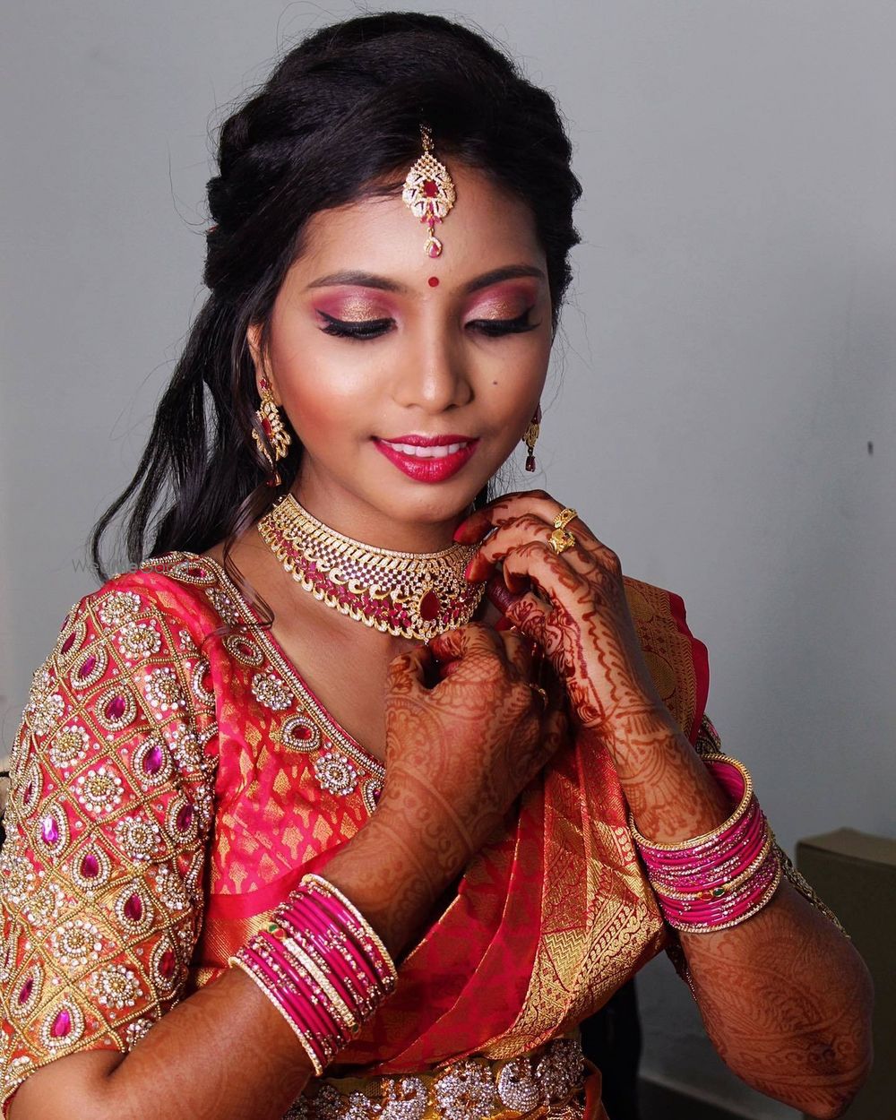 Photo From Ashwini Makeover on her Big day - By Makeovers by Mahalakshmi