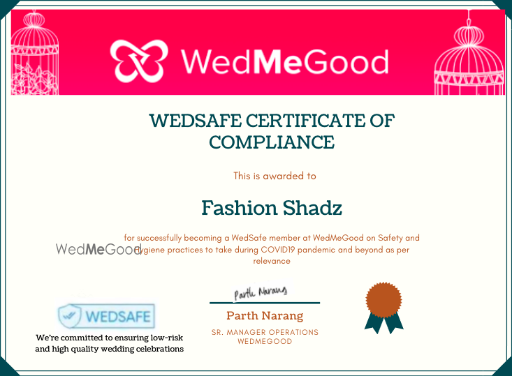 Photo From WedSafe - By Fashion Shadz