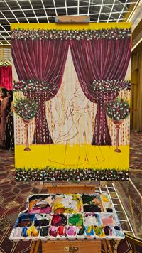 review-Artist Shivani Jaiswal || Live wedding Painter