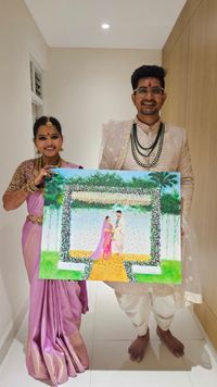 review-Artist Shivani Jaiswal || Live wedding Painter