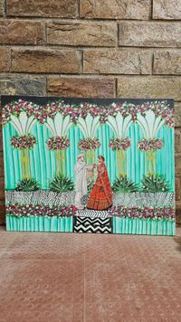 review-Artist Shivani Jaiswal || Live wedding Painter