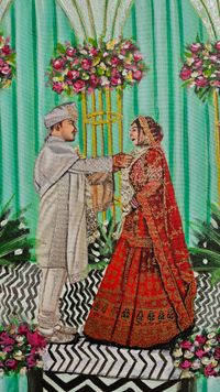 review-Artist Shivani Jaiswal || Live wedding Painter