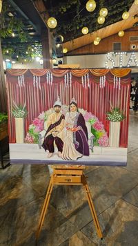 review-Artist Shivani Jaiswal || Live wedding Painter