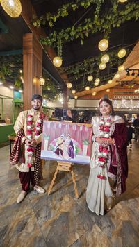 review-Artist Shivani Jaiswal || Live wedding Painter