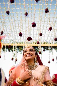The bride who made her lehenga, a keepsake from the wedding in a