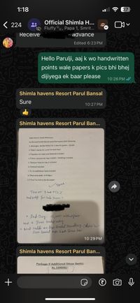 review-Shimla Havens Resort