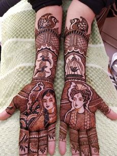 Professional Shah Mehandi Art