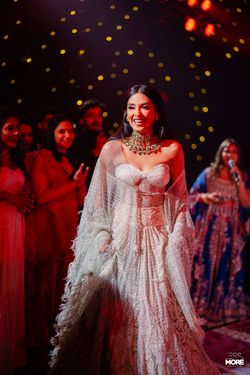 engagement dress for women indo western Gowns / Reception Best Preloved Wedding Dresses Select size:42 Petals Bride