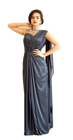 Buy Side Drape Dress for Women Online from India's Luxury Designers 2024
