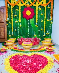 10 Ideas for Home Haldi Decoration at Home