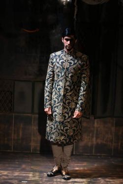 Photo of printed nehru jacket