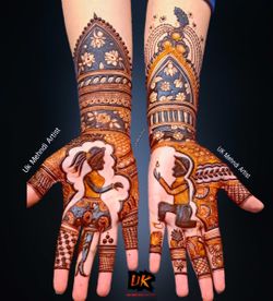 50+ Engagement Mehendi Designs for Bride (2023) - TailoringinHindi