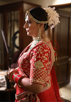 Updo & Hairstyle - Makeoverxpress - MOXSA Pictures | Bridal Makeup in  Kolkata - WedMeGood