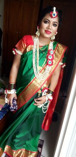 Baby Shower Sonal Burde Pictures Bridal Makeup In Pune Wedmegood Newborn baby in a basket with towels. baby shower sonal burde pictures