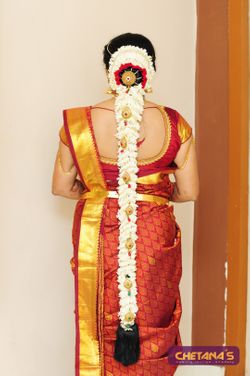 Bridal Hairstyles - Chetana Beauty Lounge Pictures | Bridal Makeup in  Mangalore - WedMeGood