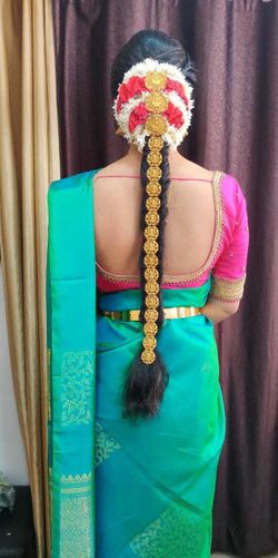 Bridal Hairstyles - Chetana Beauty Lounge Pictures | Bridal Makeup in  Mangalore - WedMeGood
