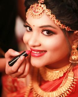 South Indian Bride Richa Alchiya Makeup Artist And Hairstylist