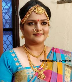 Wedding/Muhurtham look - Makeup101 by Yamini Pictures | Bridal Makeup in  Chennai - WedMeGood