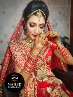 HD 3D Bridal Makeup - Mahek Mahajan Makeup Artist Pictures | Bridal Makeup  in Noida - WedMeGood