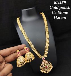 CZ Stones Necklace \u0026 Harams - Sars 