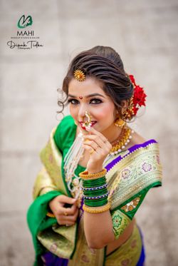 Maharashtrian Bridal Makeup Pictures | Saubhaya Makeup