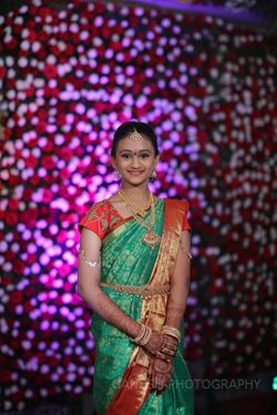 Half Saree Function Karuna Reddy Makeup Artist Pictures Bridal Makeup In Hyderabad Wedmegood