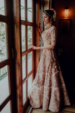 light wedding lehenga