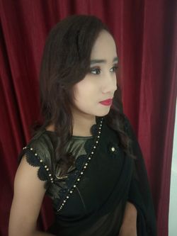 Side makeup & hairstyle - NAMYA Beauty Parler | Facebook