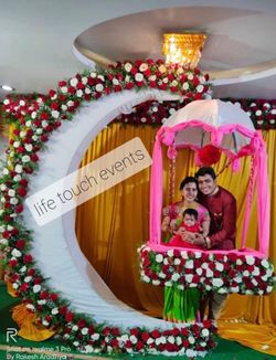 cardle decorations for naming ceremony - Life Touch Events Pictures |  Wedding Planner in Bangalore - WedMeGood