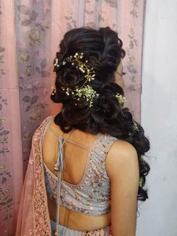Hair styling (special) - Priyanka's Beauty Box Pictures | Bridal Makeup in  Kolkata - WedMeGood