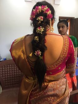 hair do pics - Aruna Makeup Hub Pictures | Bridal Makeup in Hyderabad -  WedMeGood