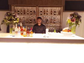 Sam Bartending
