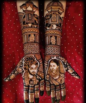 Krishna Mehandi Art