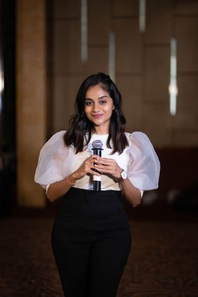 Emcee Chandana Vasudevan