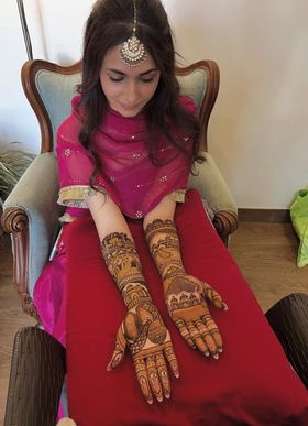 Professional Shah Mehandi Art