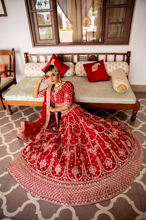 Red Bridal Lehenga Latest Designer Collection with Prices Buy