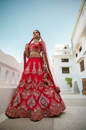 Bridal lehenga designs with clearance price online