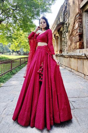 Traditional Georgette Lehenga and Ghagra Choli: Buy Latest Designs Online |  Utsav Fashion