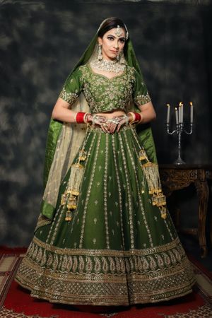 Green Designer Lehenga Choli for Women Party Wear Bollywood Lengha  Sari,indian Wedding Wear Embroidery Custom Stitched Lehenga With Dupatta -  Etsy