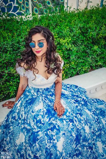 Photo of Babys breath open hairstyle for pool party or mehendi