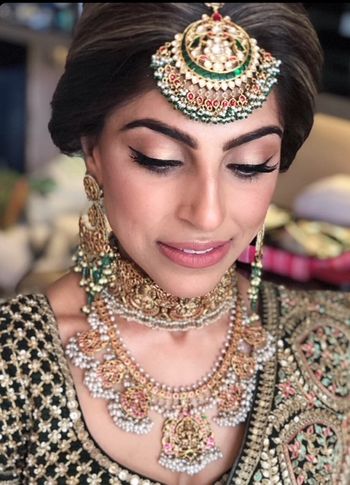 Unique bridal jewellery with antique finish 