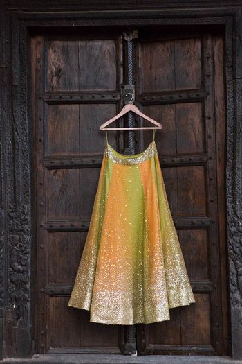 shimmery light weight summer lehenga