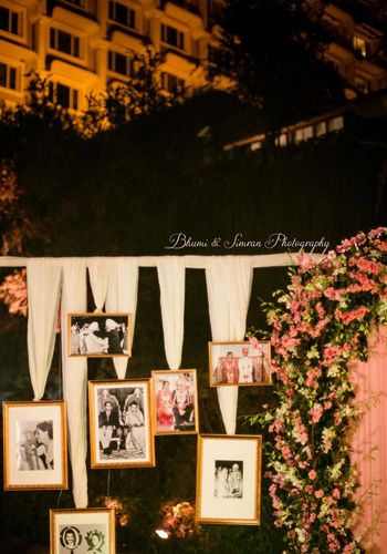 Photo of Personalised memory table wih family photographs