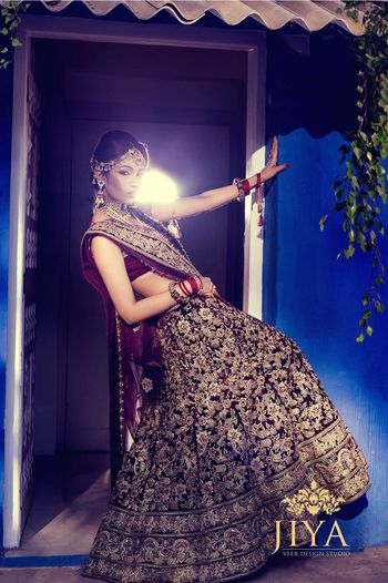 heavy bridal lehenga